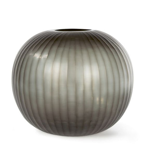 GUAXS Vase GOBI ROUND Indigo/Smokegrey