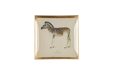 Love Plate ZEBRA, Glasteller S, weiß – GIFTCOMPANY