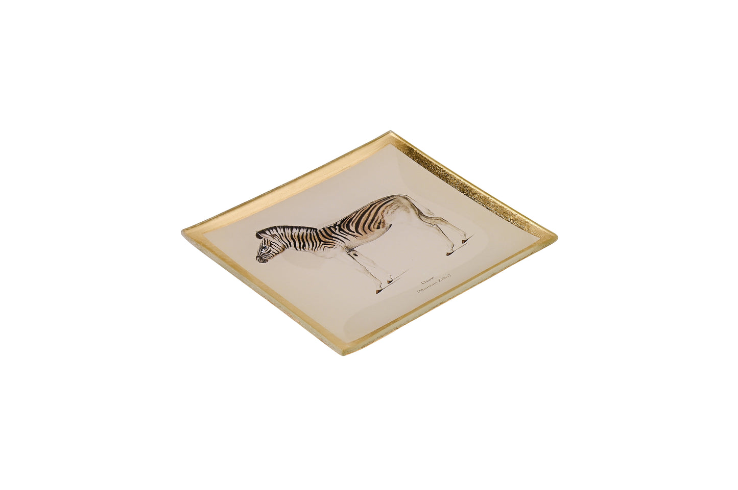 Love Plate ZEBRA, Glasteller S, weiß