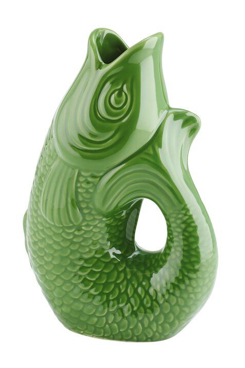 Vase Fisch MONSIEUR CARAFON, L, weiß