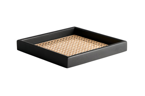 Bento, Tablett mit Flechtung, S, schwarz – GIFTCOMPANY