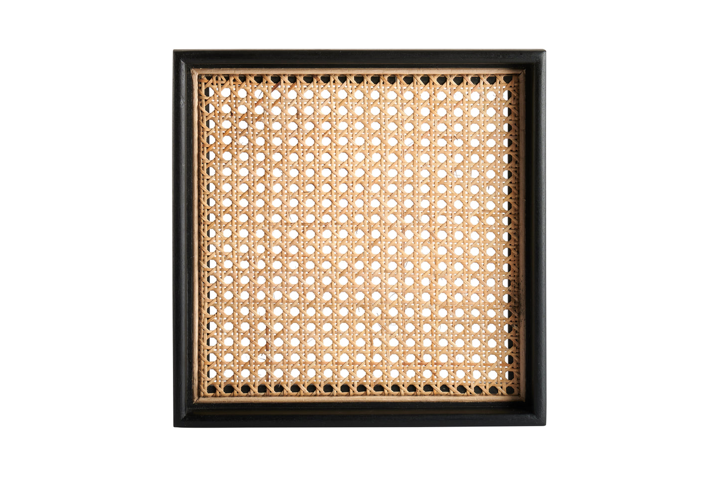 Bento, Tablett mit Flechtung, M, schwarz