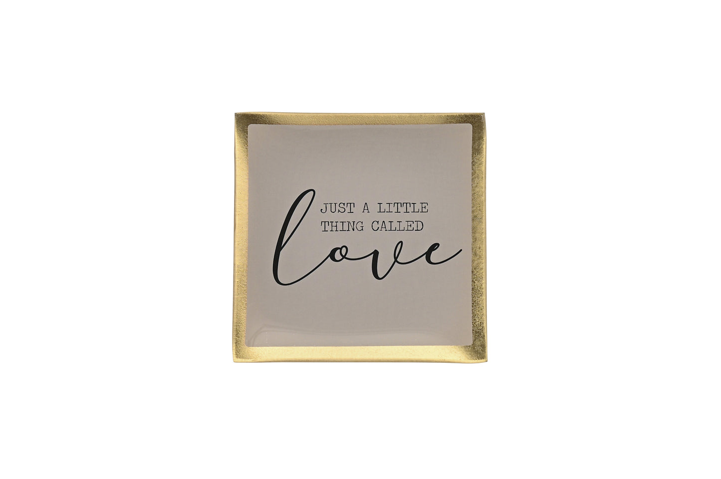 Love Plate JUST A LITTLE THING CALLED LOVE, Glasteller S, rosa