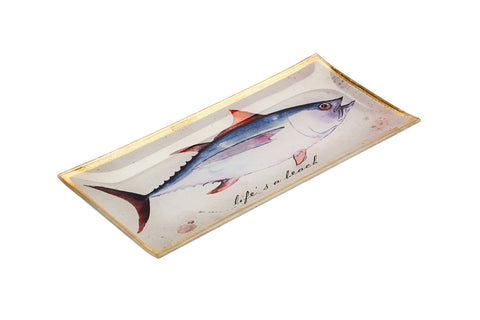 Love Plate LIFE IS A BEACH, Glasteller L, beige – GIFTCOMPANY, Ansicht 2