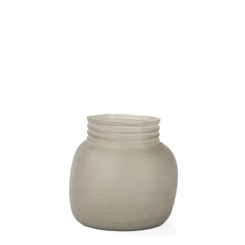 Vase ELISE ROUND smokegrey – GUAXS