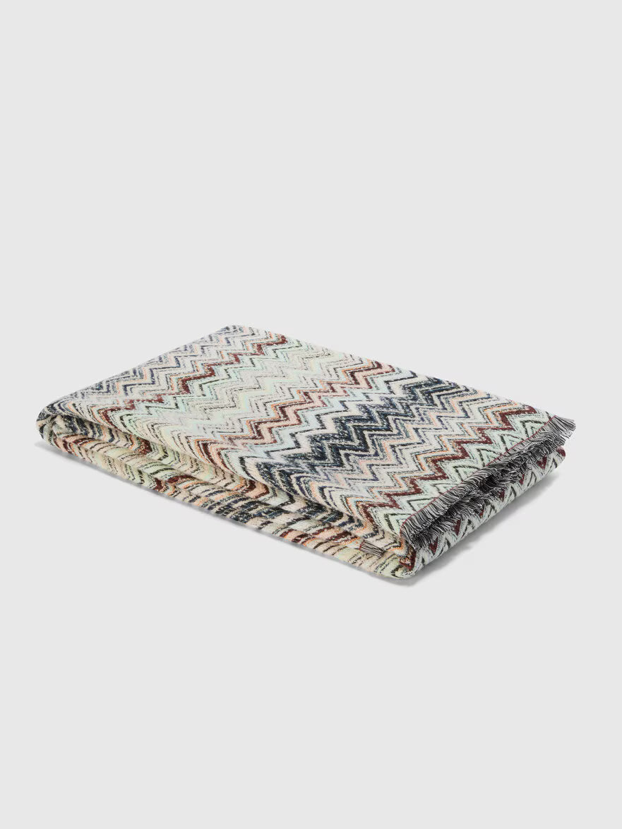 MISSONI FOREST Throw mit Chevronmuster