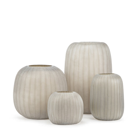 Vase ERONGO BIG ROUND clear/smokegrey – GUAXS, Ansicht 3