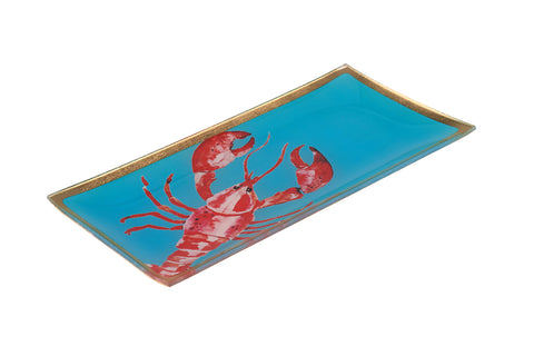 Love Plate HUMMER, Glasteller L, türkis – GIFTCOMPANY, Ansicht 2