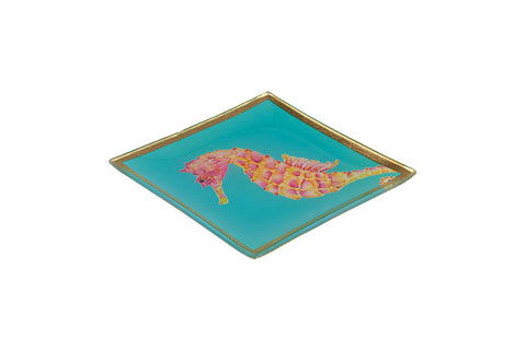 Love Plate SEEPFERDCHEN, Glasteller S, türkis – GIFTCOMPANY, Ansicht 2