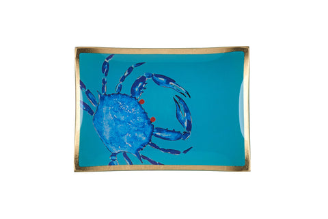 Love Plate KRABBE, Glasteller M, türkis – GIFTCOMPANY