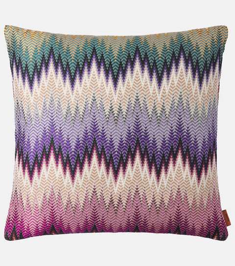 MISSONI HOME Kissen PHRAE 40x40cm – Zickzack Multicolor – MISSONI