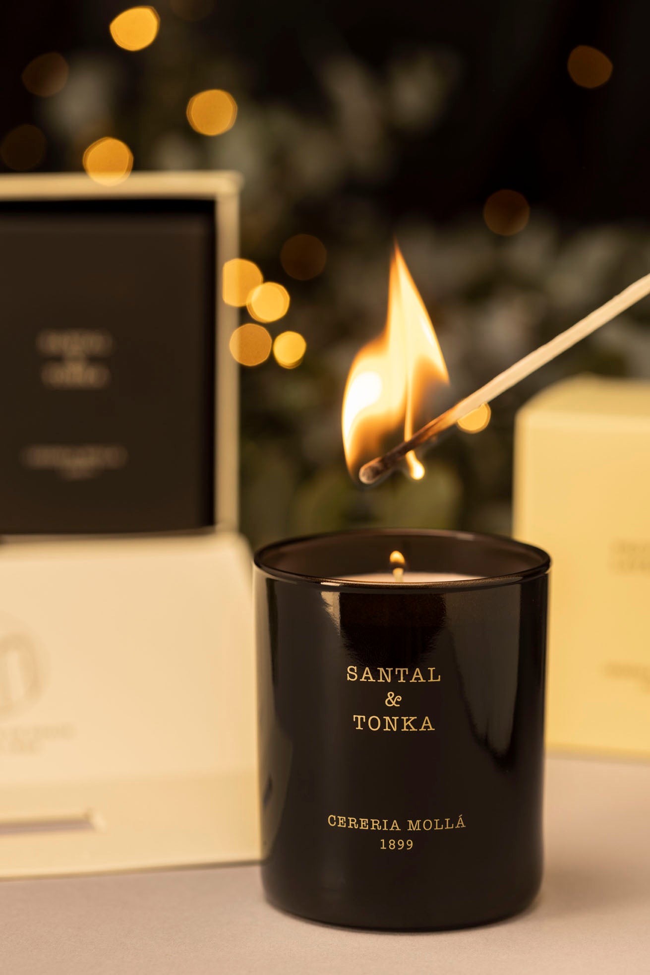 Premium Duftkerze SANTAL & TONKA