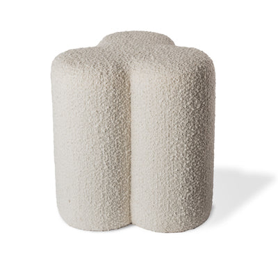 Hocker Clover boucle ecru