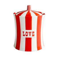 Jonathan Adler Aufbewahrungsdosen LOVE rot/weiß