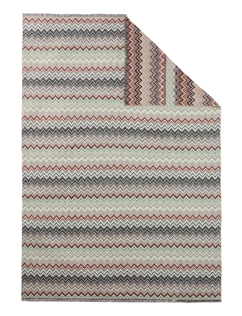 MISSONI FOREST Throw mit Chevronmuster – MISSONI, Ansicht 3
