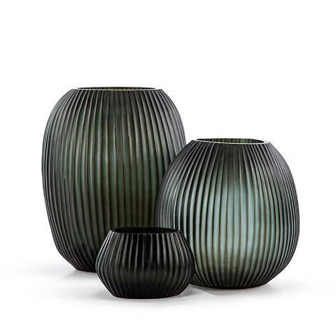 Vase NAGAA L indigo/smokegrey – GUAXS, Ansicht 2
