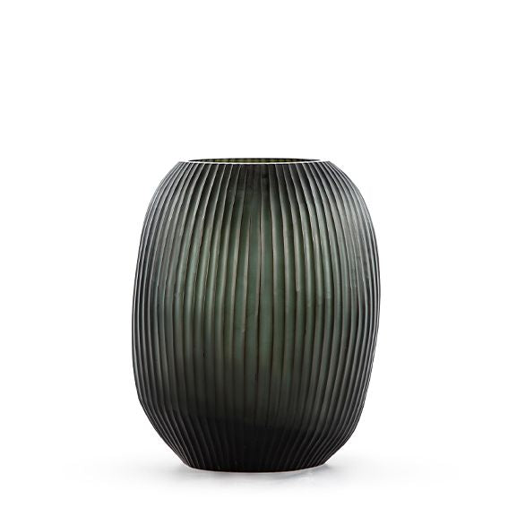 Vase NAGAA L indigo/smokegrey