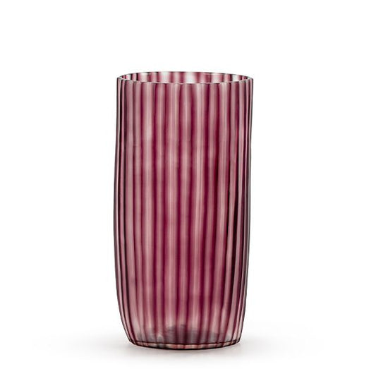 GUAXS Vase SIENA L Clear/Amethyst