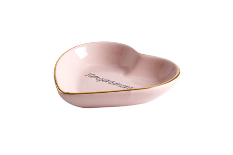 Love Plate HERZENSMENSCH, Porzellanherz, tief, rosa – GIFTCOMPANY, Ansicht 2
