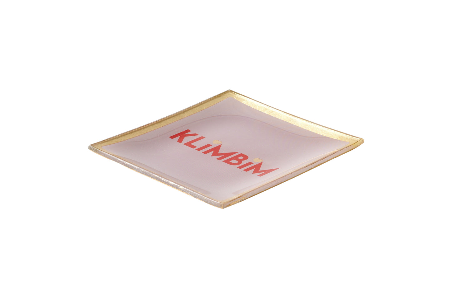 Love Plate KLIMBIM, Glasteller S, rosa