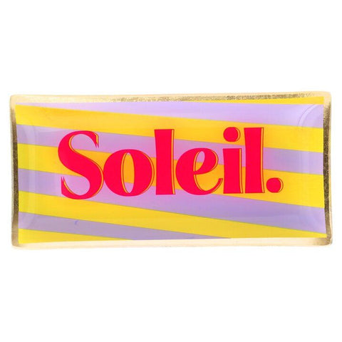 Love Plate SOLEIL, Glasteller L, mehrfarbig – GIFTCOMPANY
