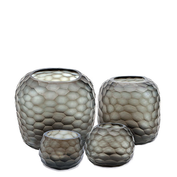GUAXS Vase SOMBA M indigo / smokegray