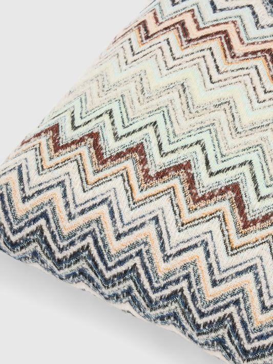 MISSONI HOME Kissen FOREST 40x40cm – Chevron Blau Multicolor