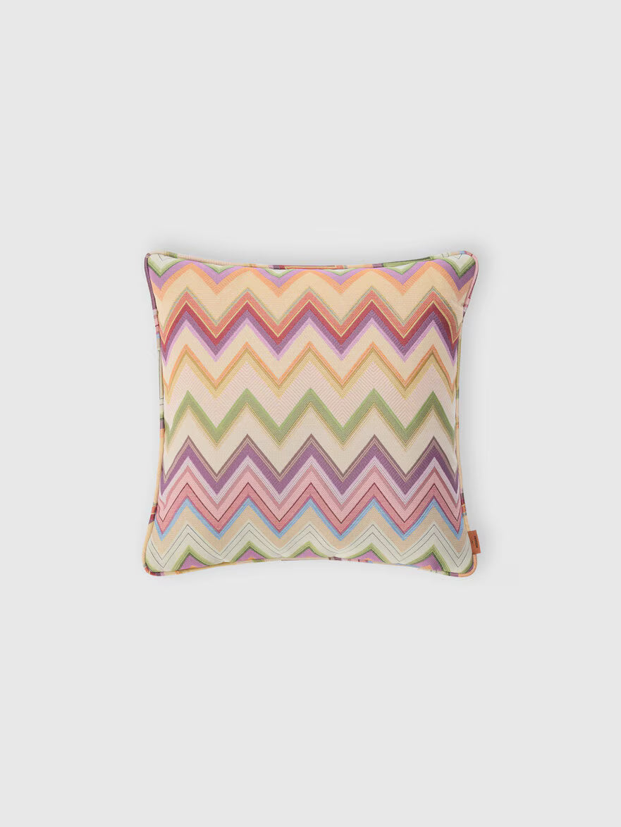 MISSONI HOME Kissen AGADIR 40x40cm – Zickzack Orange Multicolor