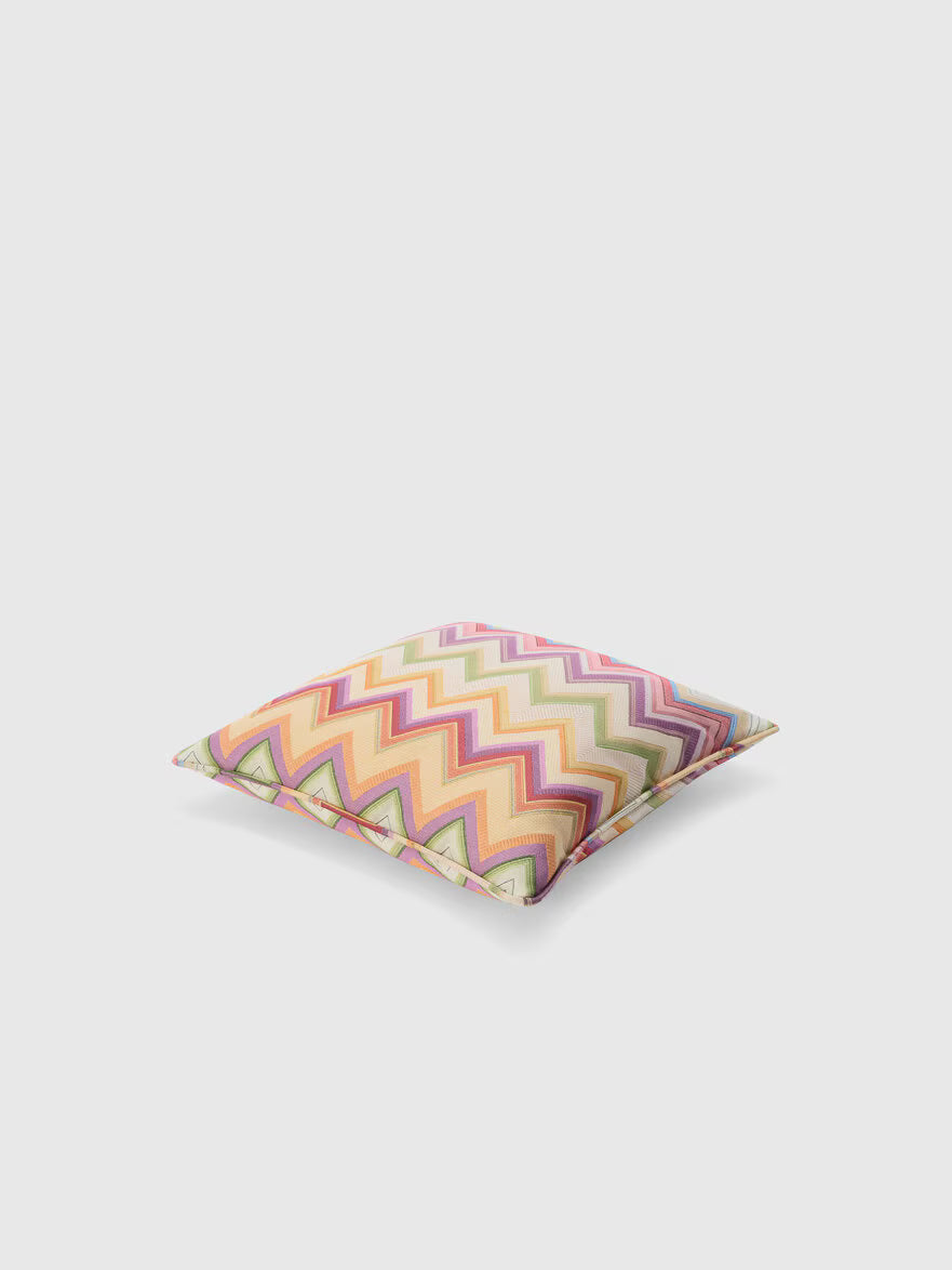 MISSONI HOME Kissen AGADIR 40x40cm – Zickzack Orange Multicolor