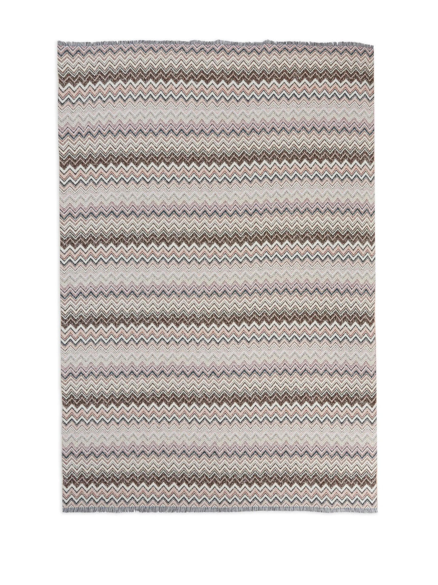 MISSONI FOREST Throw mit Chevronmuster