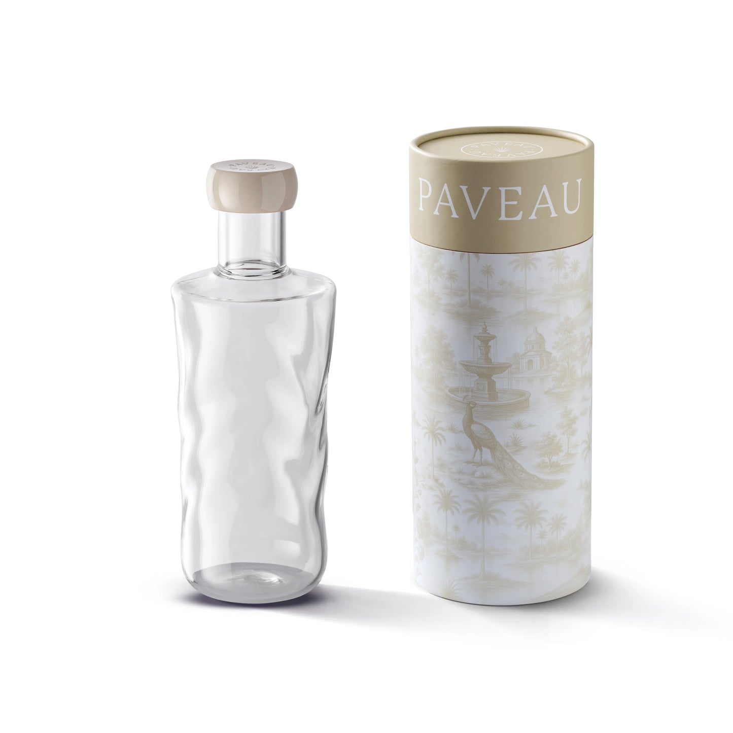 PAVEAU  Glasflaschen SWIRL COLLECTION  (0,75 Liter)