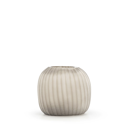 Vase ERONGO BIG ROUND clear/smokegrey