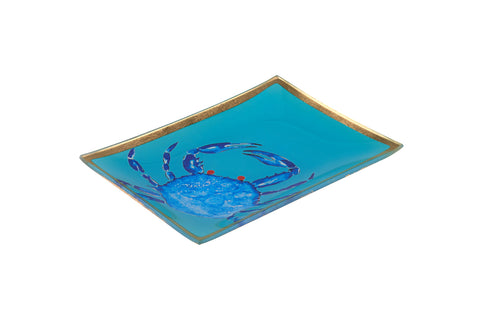 Love Plate KRABBE, Glasteller M, türkis – GIFTCOMPANY, Ansicht 2