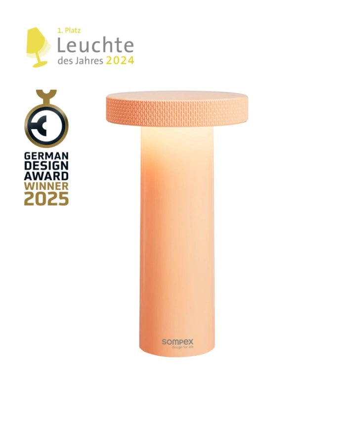 SOMPEX VOLUME Tischleuchte apricot