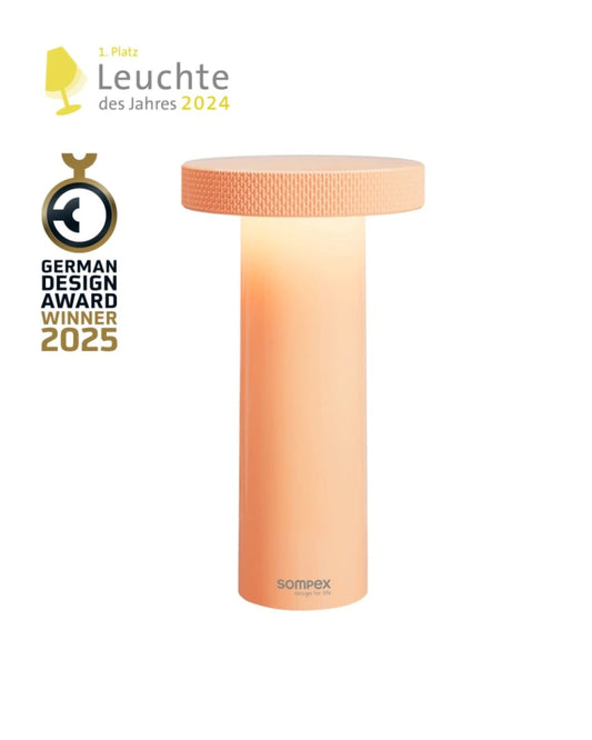 SOMPEX VOLUME Tischleuchte apricot