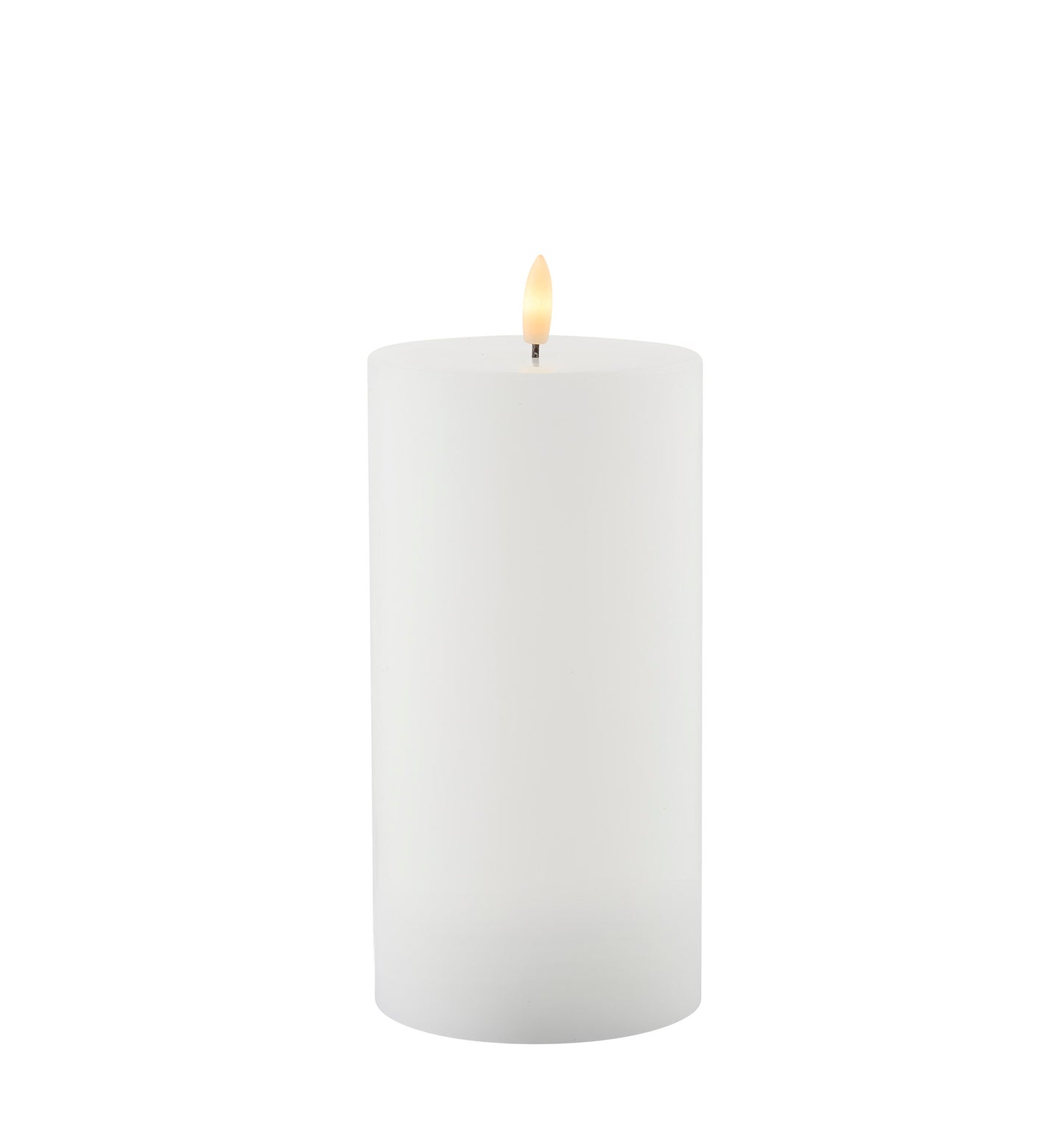 LED-Echtwachskerze SILLE dm. 10, weiß, indoor