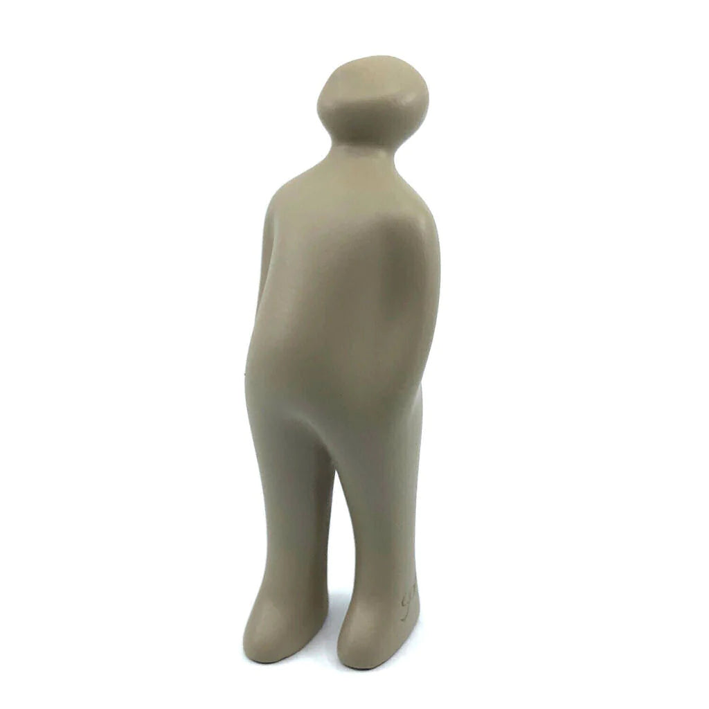 THE VISITOR von GUIDO DELEU small /plus    cinza Nr. 25