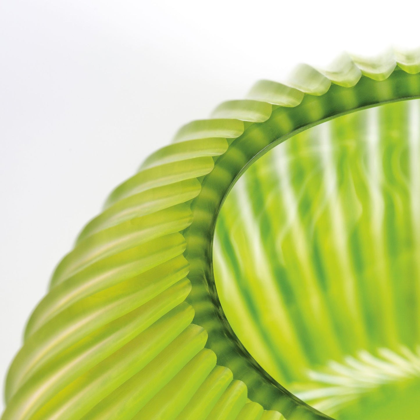 Vase NAGAA L clear/lightgreen