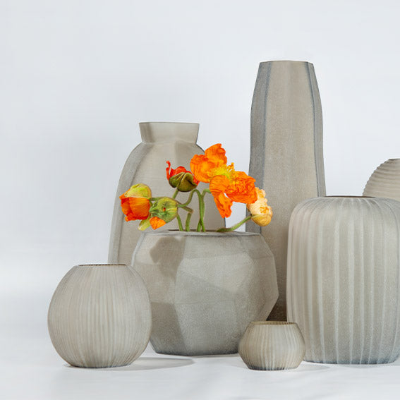 GUAXS Teelichthalter CUBISTIC smokegrey