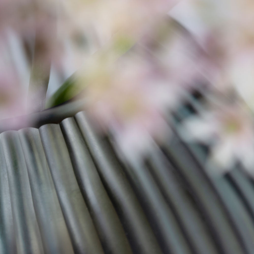 Vase NAGAA L indigo/smokegrey