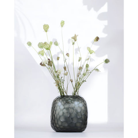 GUAXS Vase SOMBA M indigo / smokegray