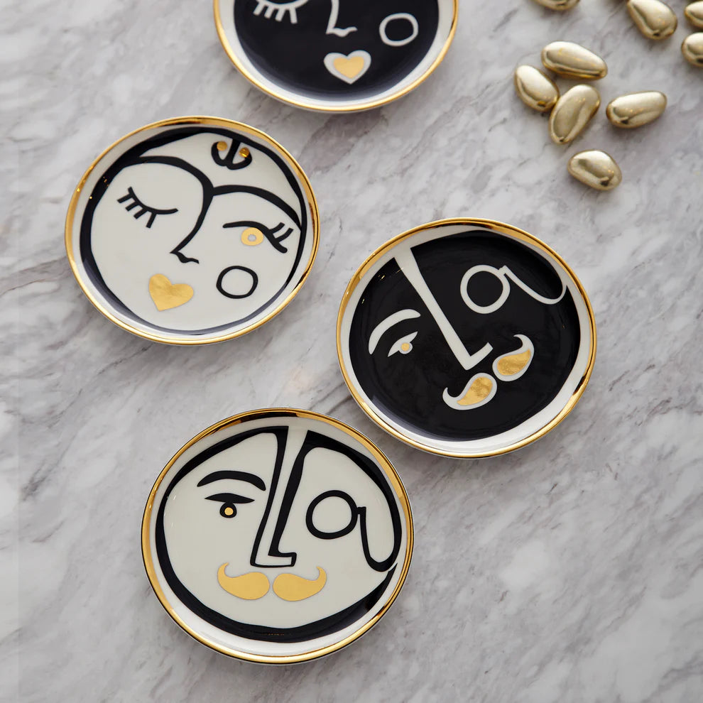 Marseilles Coasters Tischdekoration (JONATHAN ADLER) 4er Set