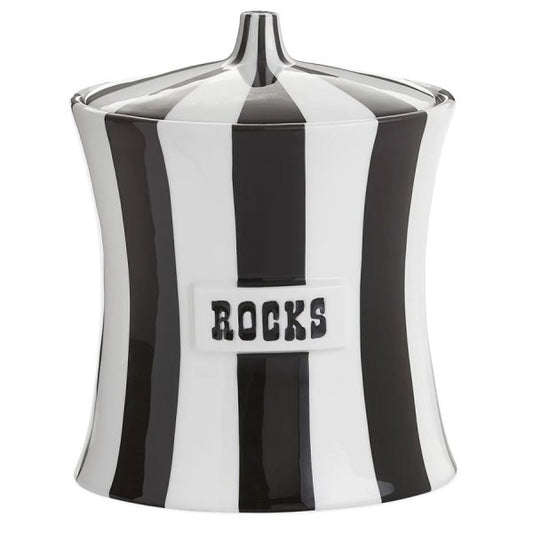 Jonathan Adler Vice Ice Bucket – Eiseimer Schwarz-Weiß – Jonathan Adler