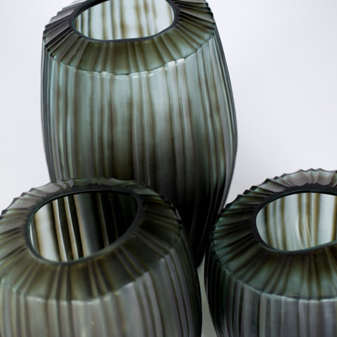 Vase MALIBU TALL  black steelgrey – GUAXS, Ansicht 2