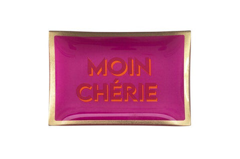 Love Plate Moin Cherie Glasteller M,Pink – GIFTCOMPANY