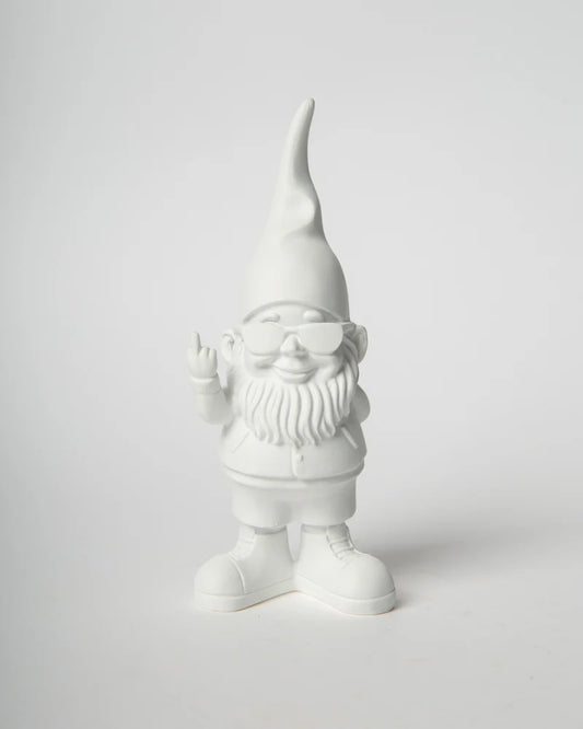 Gartenzwerg BERNORDO  weiß 12cm