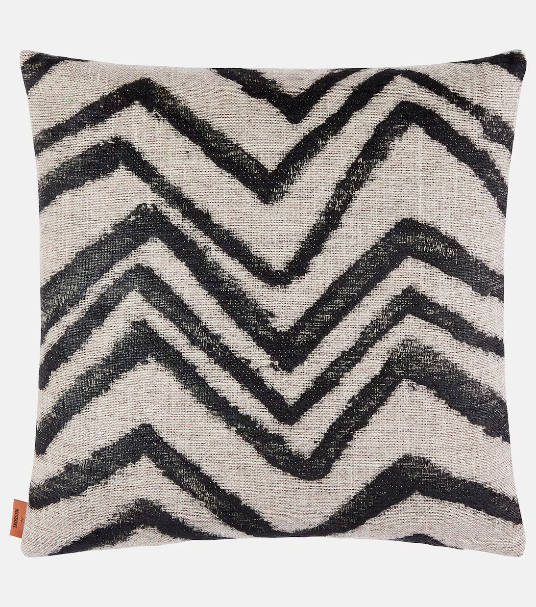 MISSONI HOME Kissen GRAFFITI 40x40cm – Chevron Beige/Schwarz