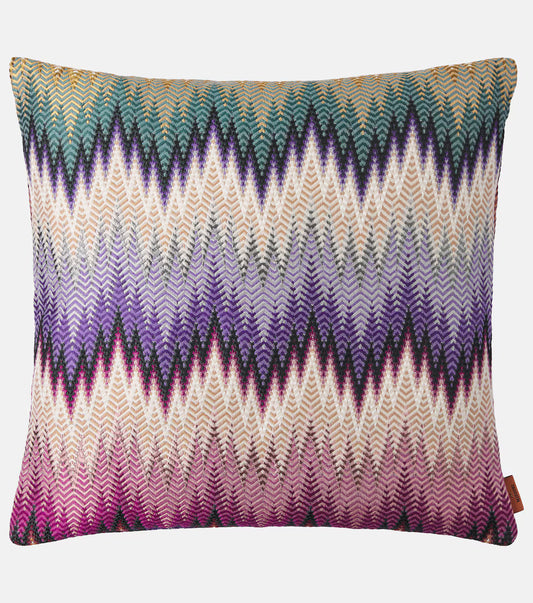MISSONI HOME Kissen PHRAE 40x40cm – Zickzack Multicolor