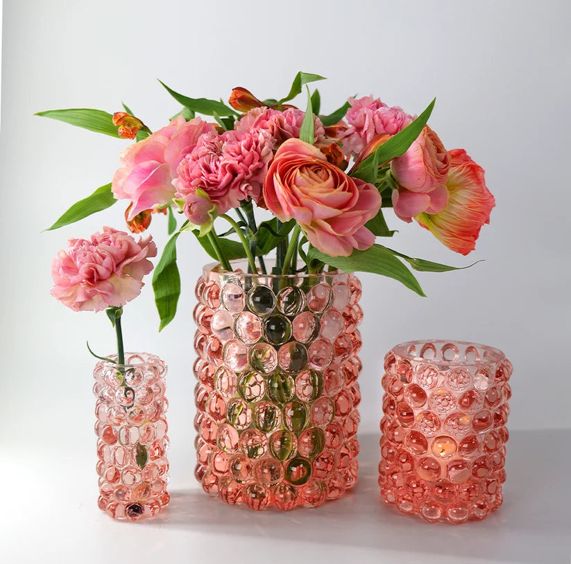 Skogsberg & Smart Hurricane Boule Large – Windlicht Rose