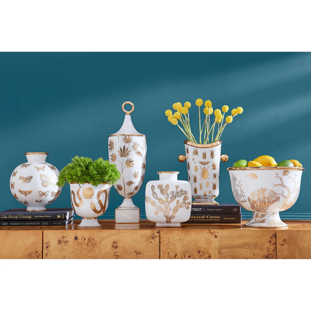 BOTANIST CORAL CENTERPIECE BOWL